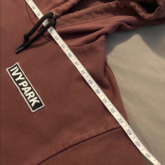 Ivy Park Women's Burgundy Hoodie Sweatshirt - Picture 7 of 12